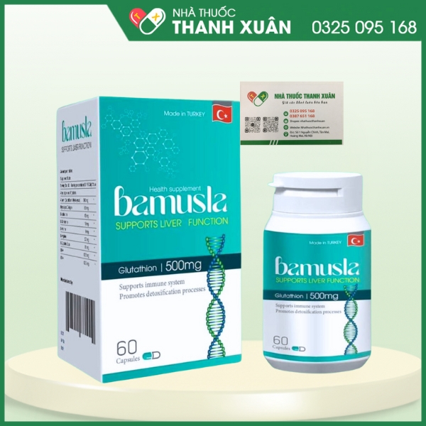 Bamusla - Hỗ trợ chống oxy hoá, giúp giải độc gan